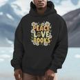 Peace Love Books Librarian Teacher Life Book Library Unisex Hoodie