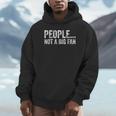 People Not A Big Fan Sarcasm Introvert Sarcastic Unisex Hoodie