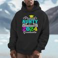 Proud Aunty Of Kindergarten Graduate 2024 Graduation Aunty Unisex Hoodie