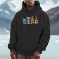 Reading DinosaurRex Dino Book Lover Unisex Hoodie