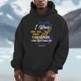 Ribbon Bladder Cancer Angel Support Memory Unisex Hoodie