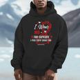 Ribbon Blood Cancer Angel Memory Support Dad Mom Red Unisex Hoodie Ribbon Blood Cancer Angel Memory Support Dad Mom Red Unisex Hoodie