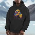 Rubber Duck Rubber Duckie Reading Book Rubber Duckling Unisex Hoodie