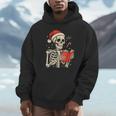 Skeleton Reading Book Christmas Teacher Librarian Book Lover Unisex Hoodie Skeleton Reading Book Christmas Teacher Librarian Book Lover Unisex Hoodie