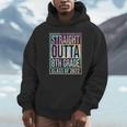 Straight Outta 8th Grade Class Of 2022 School Graduation Unisex Hoodie
