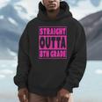 Straight Outta 8th Grade Graduation Eighth Grade T-Shirt Unisex Hoodie