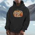 Thanksgiving Fall Books Pumpkins Vintage Library Teacher Kid Unisex Hoodie