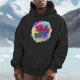 Totally 80's Tie Dye Retro Vibes 1980s Style Nostalgia Unisex Hoodie Totally 80's Tie Dye Retro Vibes 1980s Style Nostalgia Unisex Hoodie