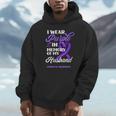 I Wear Purple In Memory Of My Husband Overdose Awareness Unisex Hoodie I Wear Purple In Memory Of My Husband Overdose Awareness Unisex Hoodie