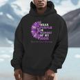 I Wear Purple In Memory Of My Mom Pancreatic Cancer Ribbon Unisex Hoodie I Wear Purple In Memory Of My Mom Pancreatic Cancer Ribbon Unisex Hoodie