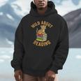 Wild About Reading Cute Leopard Teacher Kids Book Lover Unisex Hoodie Wild About Reading Cute Leopard Teacher Kids Book Lover Unisex Hoodie