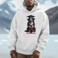Bernese Mountain Dog Graduation Cap Graduate Training School For Men Women Girls Kids Unisex Hoodie