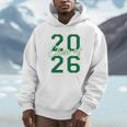 Class Of 2026 Graduation Varsity Green And On The Back Unisex Hoodie