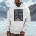Color Graphic The Introvert Tarot Card Raglan Baseball Tee Unisex Hoodie Color Graphic The Introvert Tarot Card Raglan Baseball Tee Unisex Hoodie