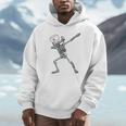 Dabbing Skeleton Nurse Halloween Graduation Unisex Hoodie
