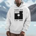 Floppy Disk Computer Nostalgia Fun PC Enthusiast History Unisex Hoodie