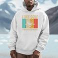 I Like Golf And Maybe 3 People Introvert Raglan Baseball Tee Unisex Hoodie