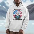 A Good Day To Read a Book Reading Eagle With American Flag Unisex Hoodie A Good Day To Read a Book Reading Eagle With American Flag Unisex Hoodie