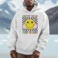Groovy Next Stop 2nd Grade 1st Grade Graduation 2025 Unisex Hoodie
