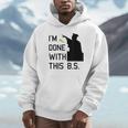 I'm Done With This BS College Graduation Shirt Unisex Hoodie