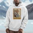 Introvert Homebody Awkward Skeleton The Homebody Tarot Card Unisex Hoodie
