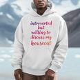 Introverted Willing To Discuss Housecat Introvert Unisex Hoodie Introverted Willing To Discuss Housecat Introvert Unisex Hoodie
