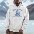 Just a Girl Who Loves Books Book Lover Bookish Unisex Hoodie