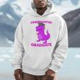 Kids Kindergarten Graduation Idea For Girls Dinosaur Unisex Hoodie