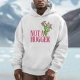 Not a Hugger Sarcastic Introvert Cactus Theme Women Unisex Hoodie Not a Hugger Sarcastic Introvert Cactus Theme Women Unisex Hoodie