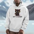 Not A Hugger Tee Angry Cat Sarcastic Cute Introvert Unisex Hoodie Not A Hugger Tee Angry Cat Sarcastic Cute Introvert Unisex Hoodie