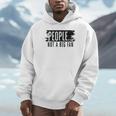 People Not A Big Enthusiast Introvert Sarcasm Quote Unisex Hoodie