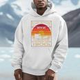 Please Be Patient I'm From The 1900s Sunset Vintage Wagon Premium Unisex Hoodie