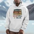 Read Blue Liberty Books July 4th Independence Unisex Hoodie