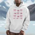 Senior 2025 Coquette Pink Bow Class Of 2025 Graduation Girls Unisex Hoodie
