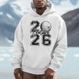 Senior 2026 Golf Player Heart Graduation Girls Teens Unisex Hoodie