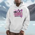 Senior 2027 Class Of 2027 Coquette Girl Pink Graduation 2027 Unisex Hoodie