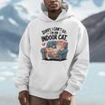 Sorry I Can’t Go I’m An Indoor Cat Couch Introvert Cat Unisex Hoodie