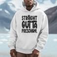 Straight Outta Preschool Graduation Cap Gown 2022 Cute Unisex Hoodie