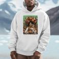 History Month Black Afro Girl Women Book Lovers Floral Unisex Hoodie