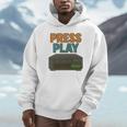 VHS Cassette Retro Analog Nostalgia Theme Premium Unisex Hoodie VHS Cassette Retro Analog Nostalgia Theme Premium Unisex Hoodie