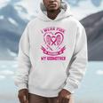 I Wear Pink In Memory Of My Godmother Breast Cancer Support Unisex Hoodie