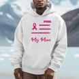 I Wear Pink In Memory Of My Mom Breast Cancer Awareness Premium Tri-Blend Unisex Hoodie I Wear Pink In Memory Of My Mom Breast Cancer Awareness Premium Tri-Blend Unisex Hoodie