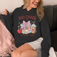 100th Day Of School Teachers 100 Days Of Coffee Chaos Books Unisex Hoodie
