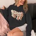 1977 Class Reunion Retro Class Of 77 High School Graduation Unisex Hoodie