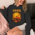 1985 Vintage Sunset Surf Truck Retro Beach Nostalgia Unisex Hoodie