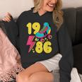 1986 Retro Raised In The 80s Old School Nostalgia Vibes Unisex Hoodie