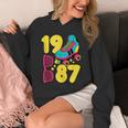 1987 Retro Raised In The 80s Old School Nostalgia Vibes Unisex Hoodie 1987 Retro Raised In The 80s Old School Nostalgia Vibes Unisex Hoodie