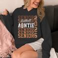 2026 Football Senior Auntie Graduation Matching Family Unisex Hoodie