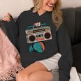 80s 90s Retro Party Costume Nostalgia Boombox Music Hip Hop Unisex Hoodie
