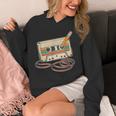 80s 90s Retro Party Costume Nostalgia Cassette Tape Pencil Unisex Hoodie